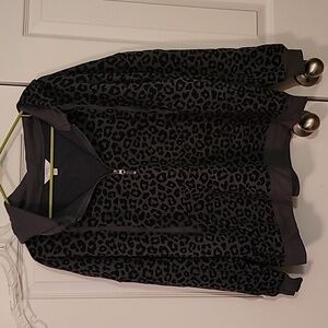 Torrid Black Leopard Print Women's Sweatshirt